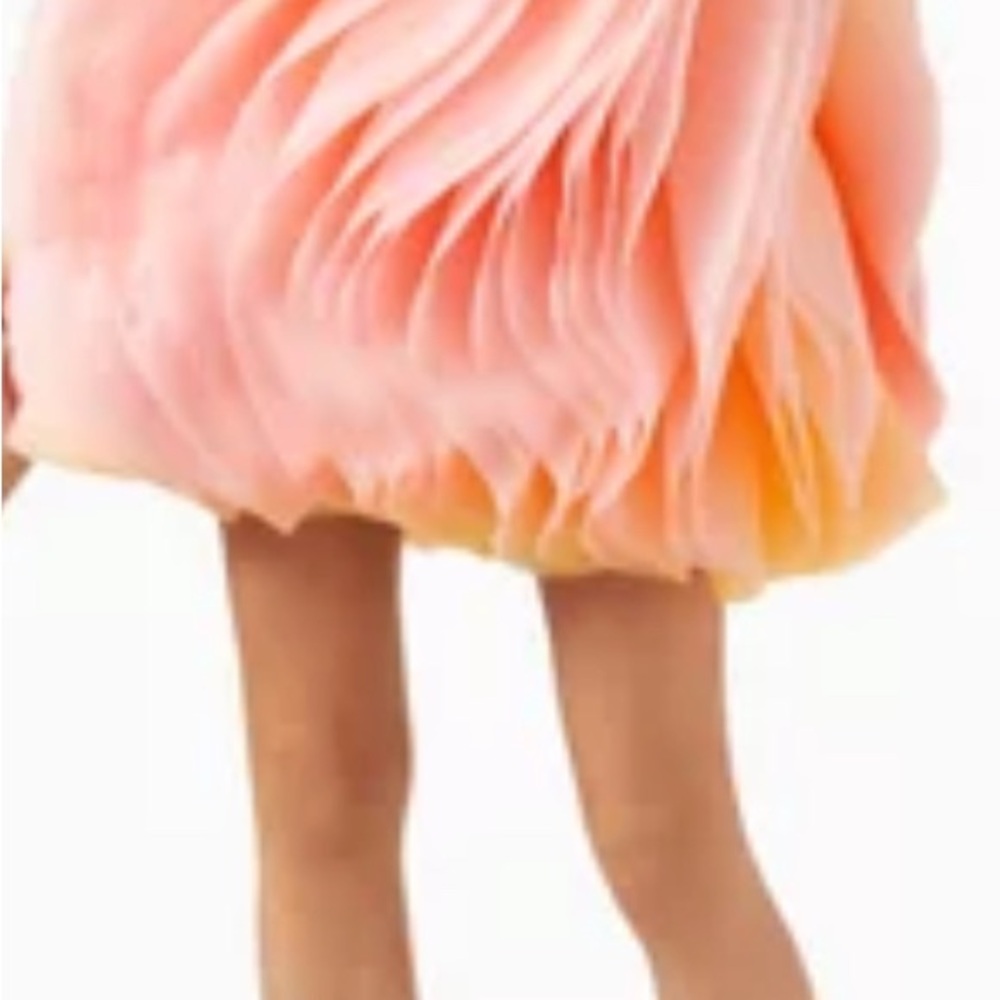 Acler otley strapless petal mini dress Size 8 - Picture 4 of 8